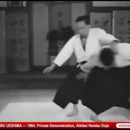 Kisshomaru Ueshiba - Private Demonstration at Aikikai Hombu Dojo, 1964